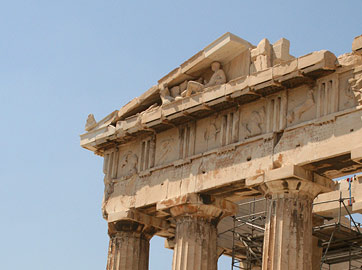 Detalle del Partenón
